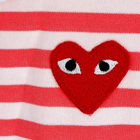 BRAND NEW CDG PLAY LONG SLEEVE SHIRT SIZE S - Picture 6 of 6